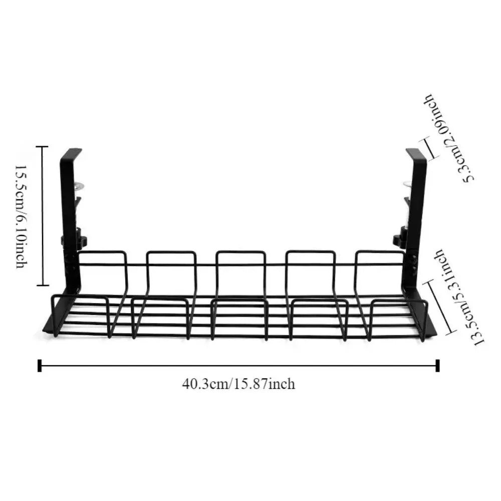 Under Table Storage Rack